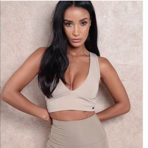 SOLD- NEUapparel racerback sports crop top bra